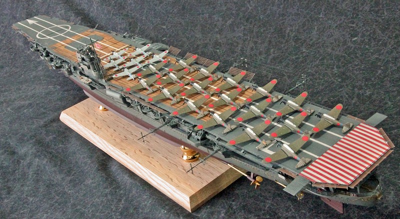 フジミ1/350日本海軍航空母艦 飛龍 徹底ディティールアップ製作記 IJN