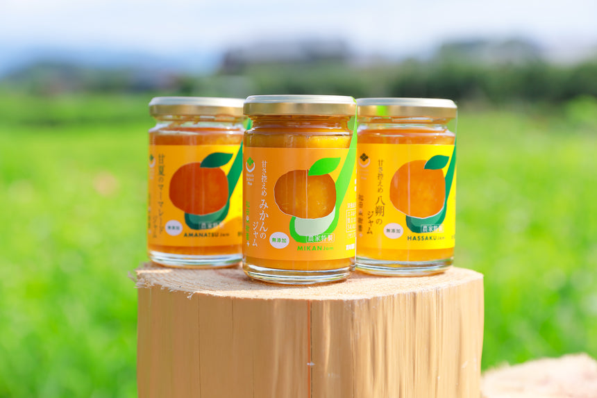 松田果樹園+】甘すぎないジャム3姉妹セット 送料無料 ならわし