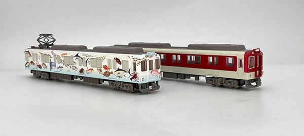 近鉄】鉄道コレクション 近鉄2410系『伊勢志摩お魚図鑑』2両セット 10