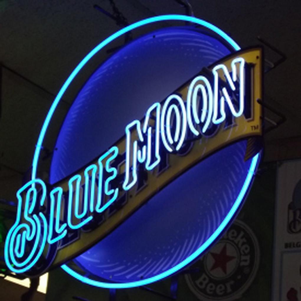 blue moon neon sign – Neon Sign USA Online