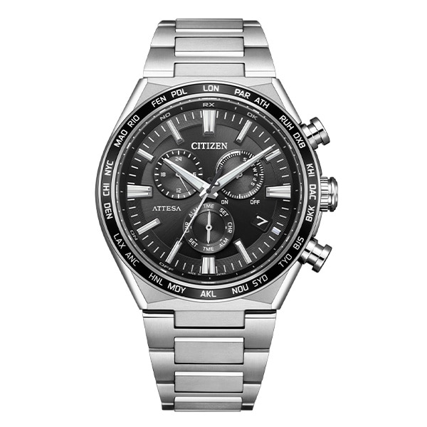 ATTESA ACT Line 光発電エコ・ドライブ電波時計 ダイレクトフライト