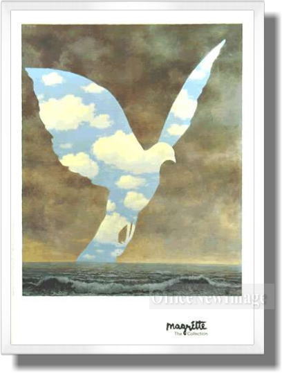 ルネ・マグリット 「大家族 1963」 ポスター