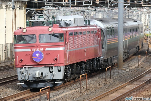 JR東日本の車両・列車(45) 「カシオペア紀行」E26系を「お召塗装」EF81