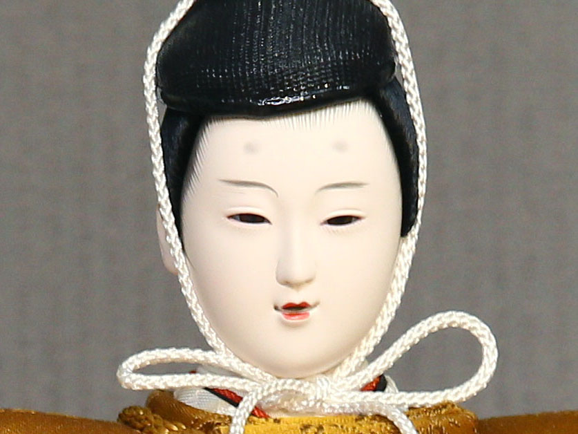 ひな人形】(平安光義) 【京製】京九番親王 極上有職 金彩金駒刺繍 親王