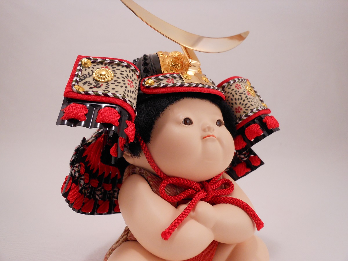 兜飾り 端午木目込 皐月童陸 五月人形 節句人形専門店 人形の桜井 茨城