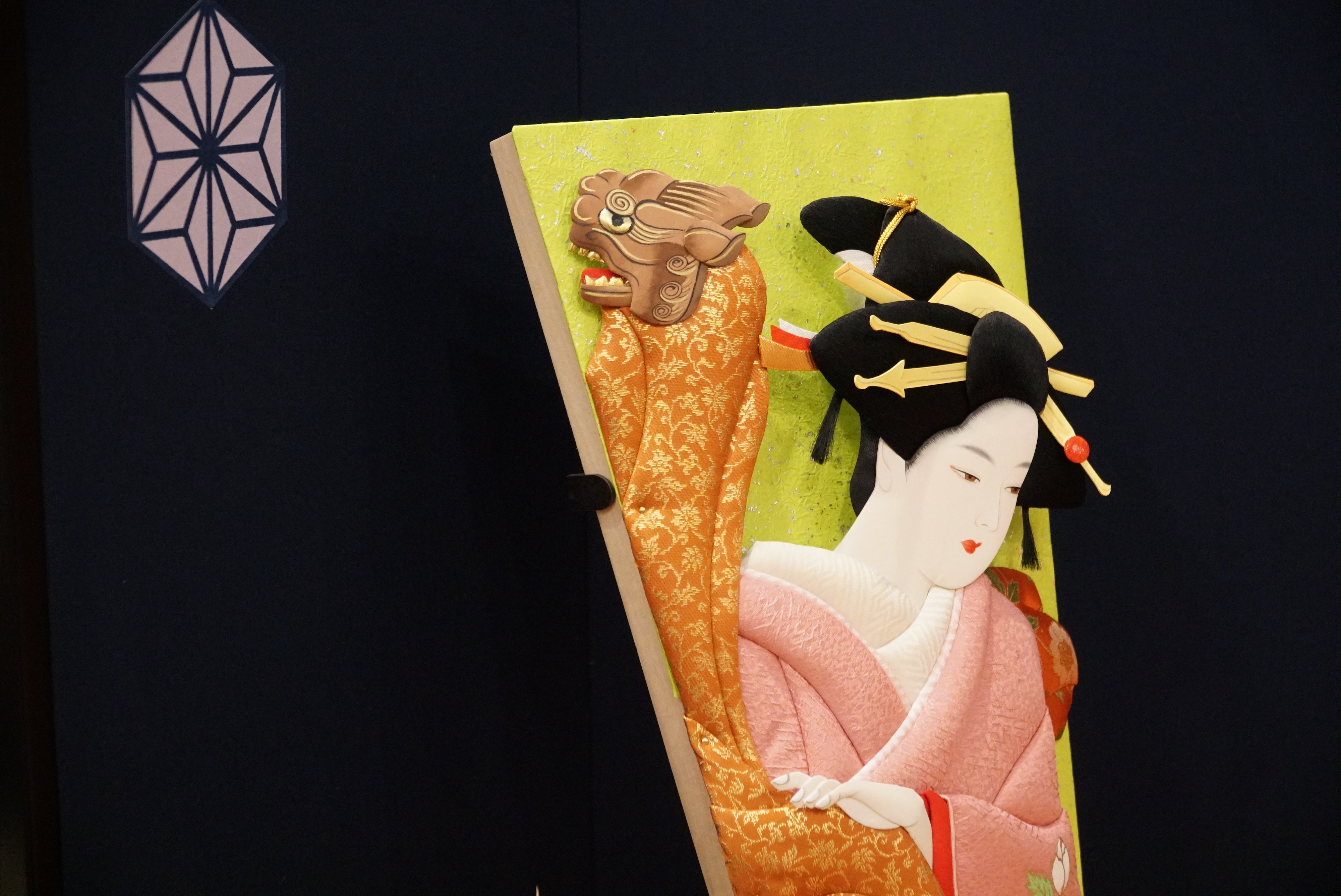 江戸押絵羽子板 藤娘 - 人形の山川｜長野市