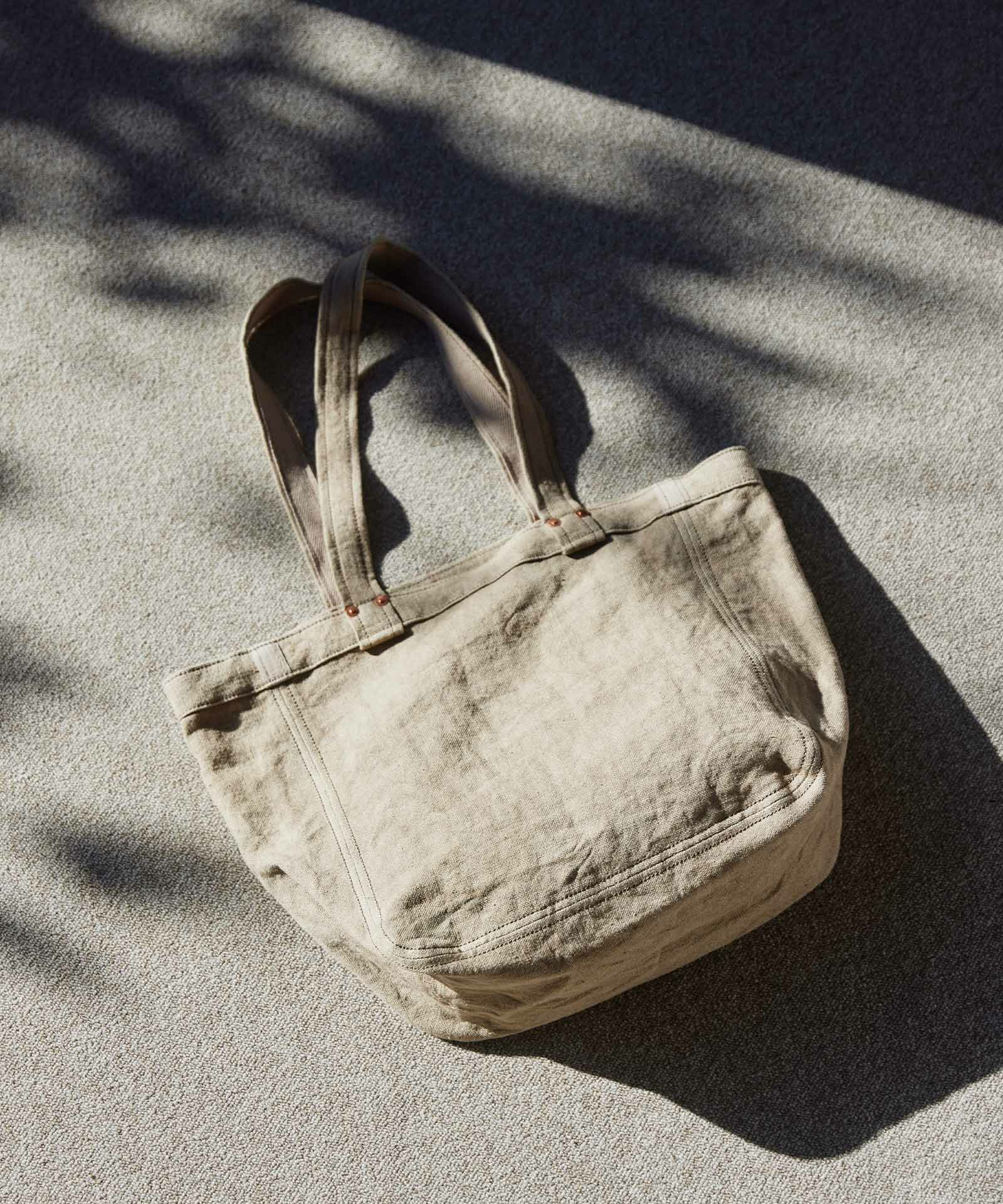 LINEN CANVAS TOTE M トートM | evergreen works online store
