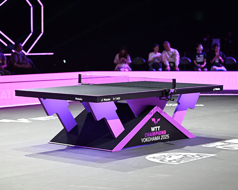 ニッタクは世界最高峰のトーナメント大会『WTTチャンピオンズ横浜2025