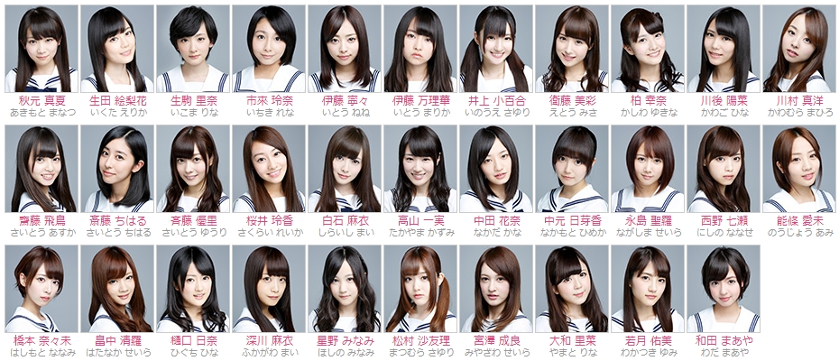 乃木坂46のプロフィール写真が「ガールズルール」仕様に | Nogizaka