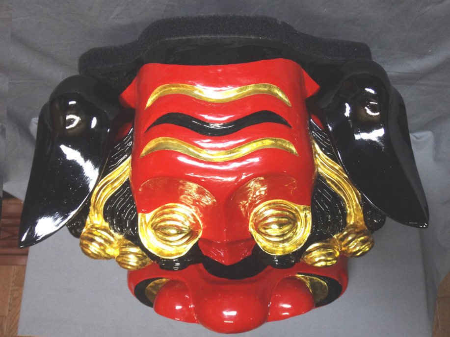 スチロール製宇津獅子頭