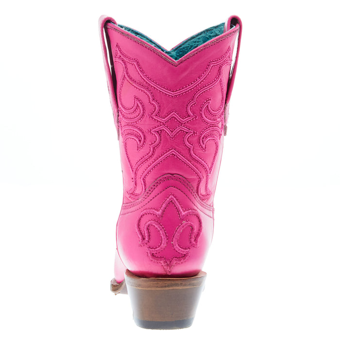 Corral Womens Napa Sahara Fuchsia 8.5in Pink Top Bootie