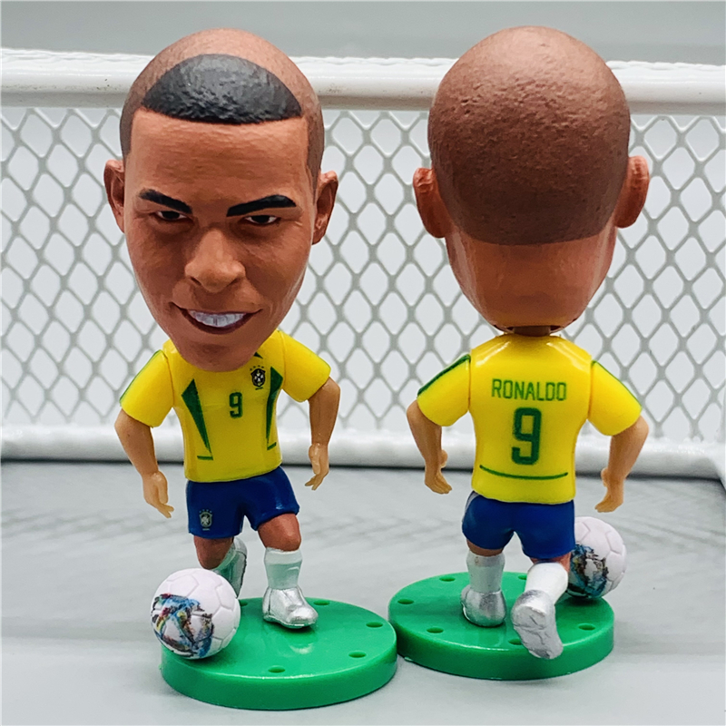Soccerwe Soccer National Team Player Brasil 9# Ronaldo Doll 2002