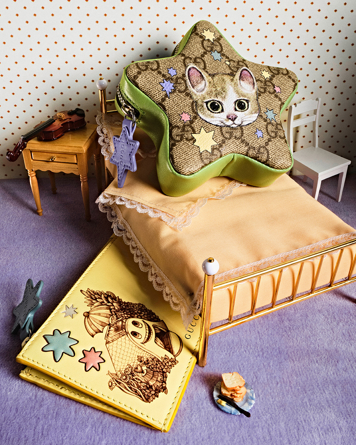 グッチ」ヒグチユウコとの日本限定コレクション第3弾。魔法の森に住む