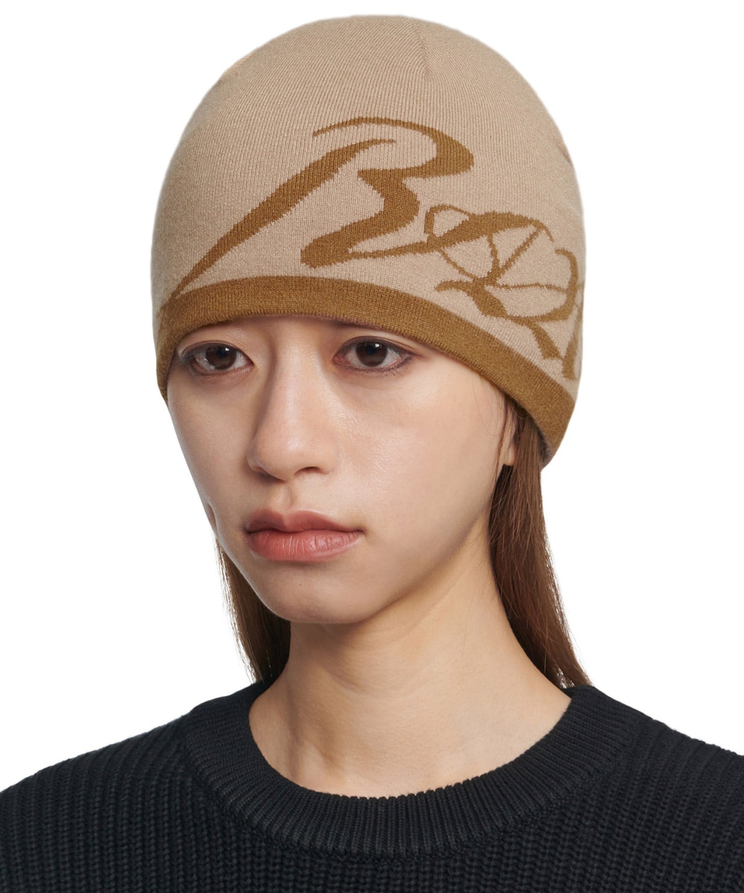 A'GEM/9 × .kom 『NOMANUAL/ノーマニュアル』RAW JACQUARD BEANIE/RAW