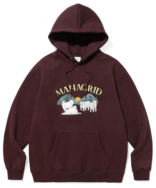 mahagrid/マハグリッド』SAMOYED HOODIE/サモエード プルオーバー