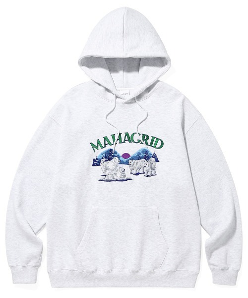 mahagrid/マハグリッド』SAMOYED HOODIE/サモエード プルオーバー
