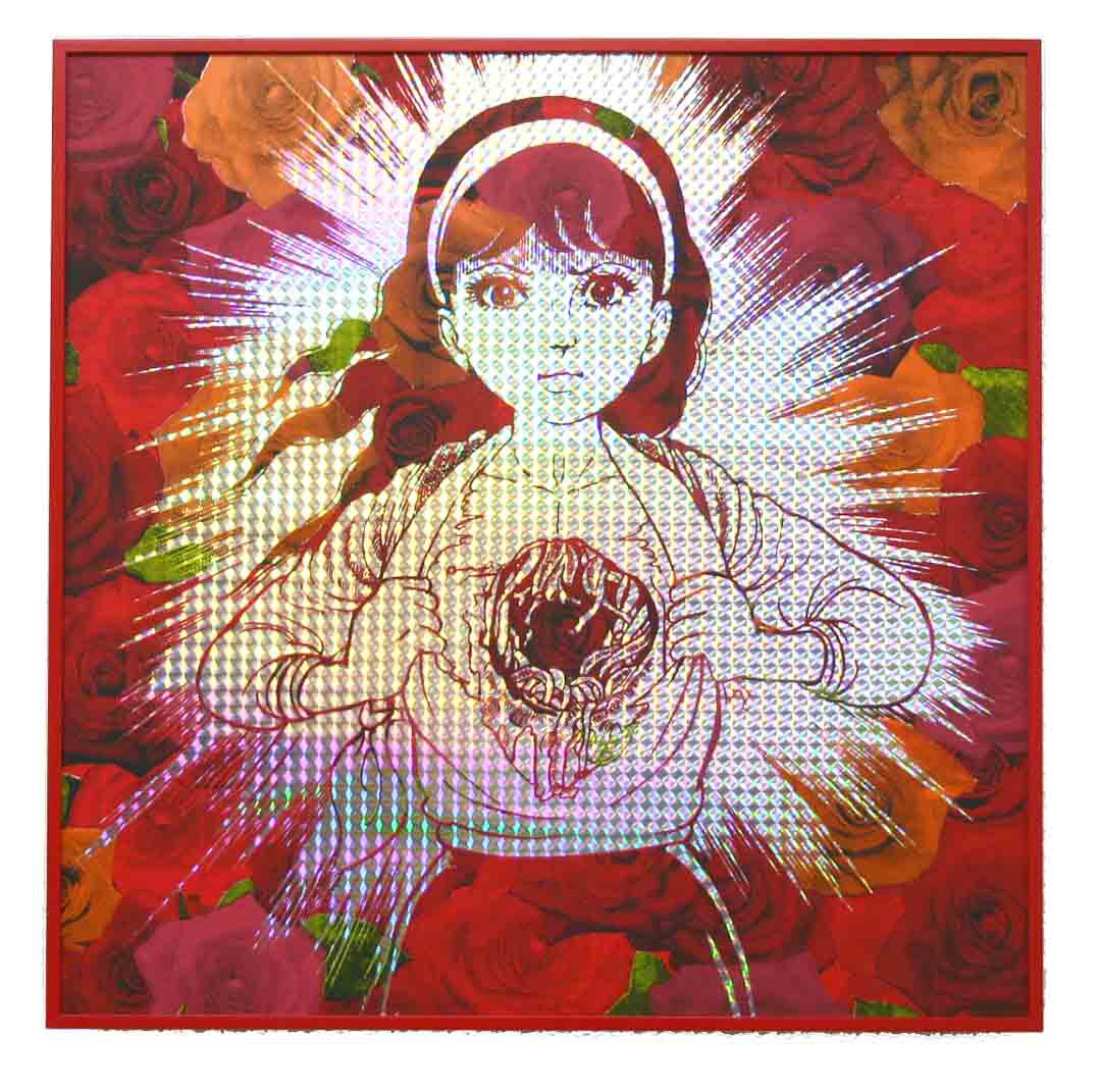 浮世絵になった楳図キャラ展示！限定20名のサイン会も - コミックナタリー