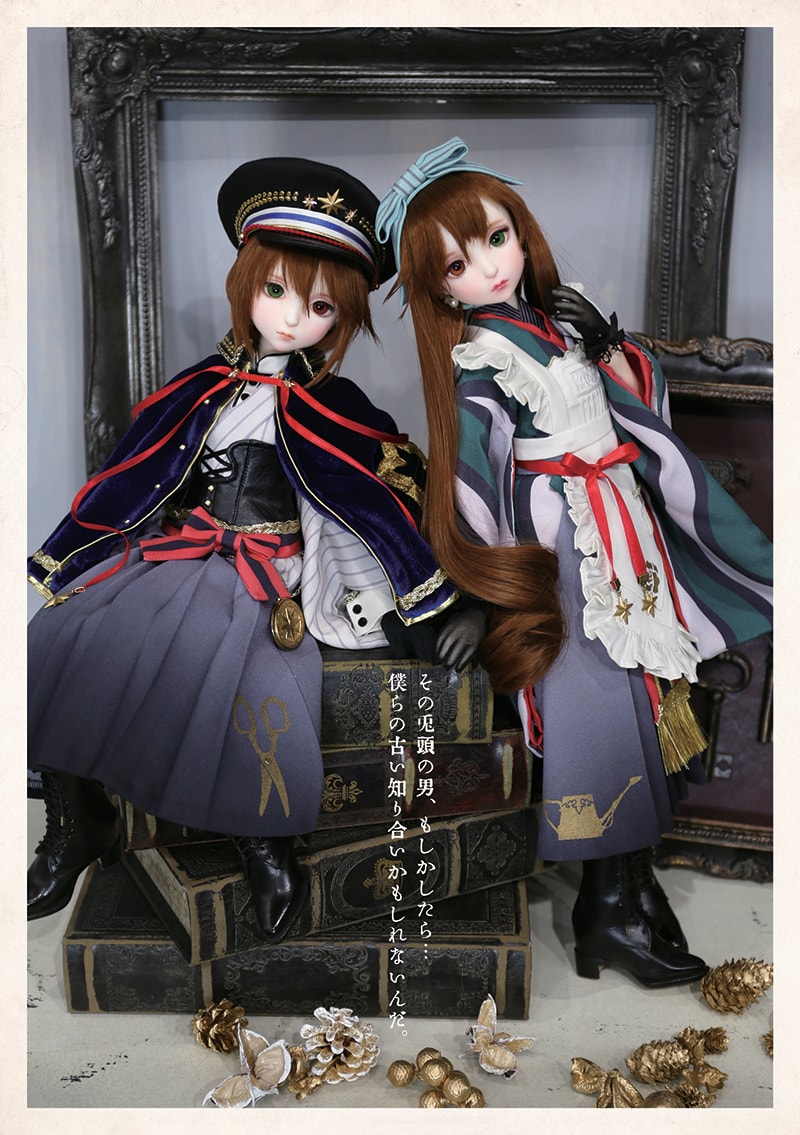 ローゼンメイデン15周年展の図録がUJに、しきみ衣装デザインのドールが