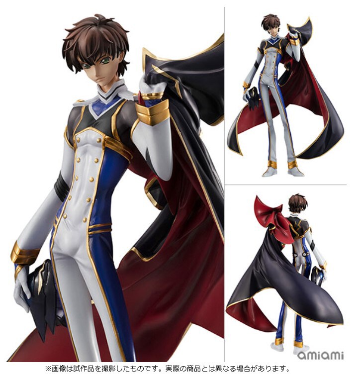 復活のルルーシュ」ゼロの衣装持つスザクのフィギュア、木村貴宏が監修