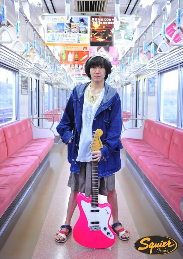 神聖かまってちゃん・の子モデルギターがFenderから発売 - 音楽ナタリー