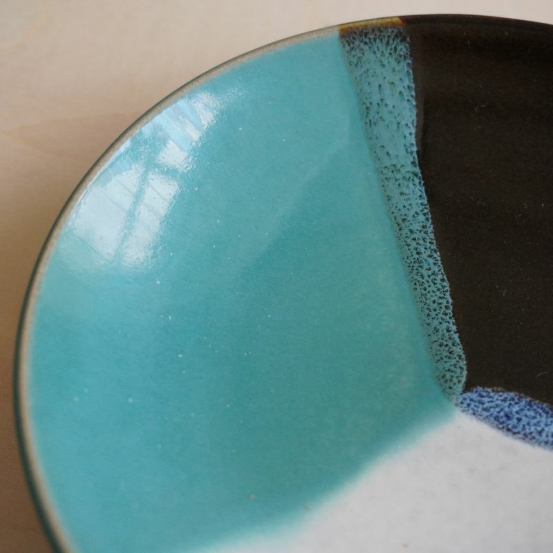 因州中井窯 三色 5寸皿 | 大江ノ郷自然牧場