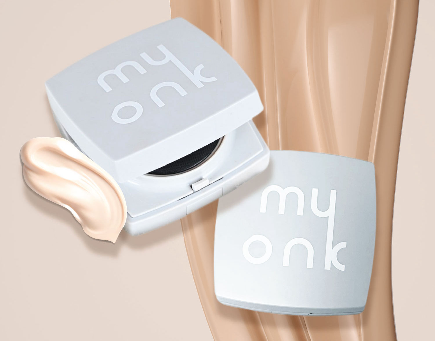 光を味方に。5秒でツヤ肌！ナノダイヤモンドファンデーション myonk