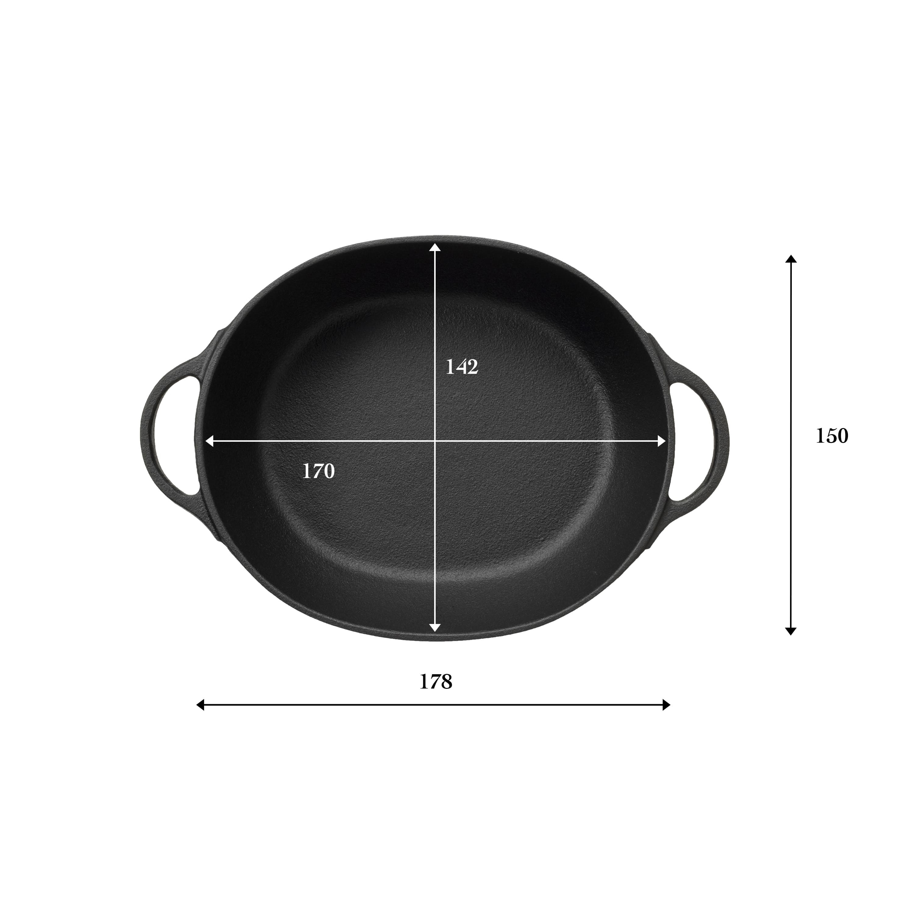 クックトップ オーバル S| 南部鉄器の老舗 及源鋳造 OIGEN 公式