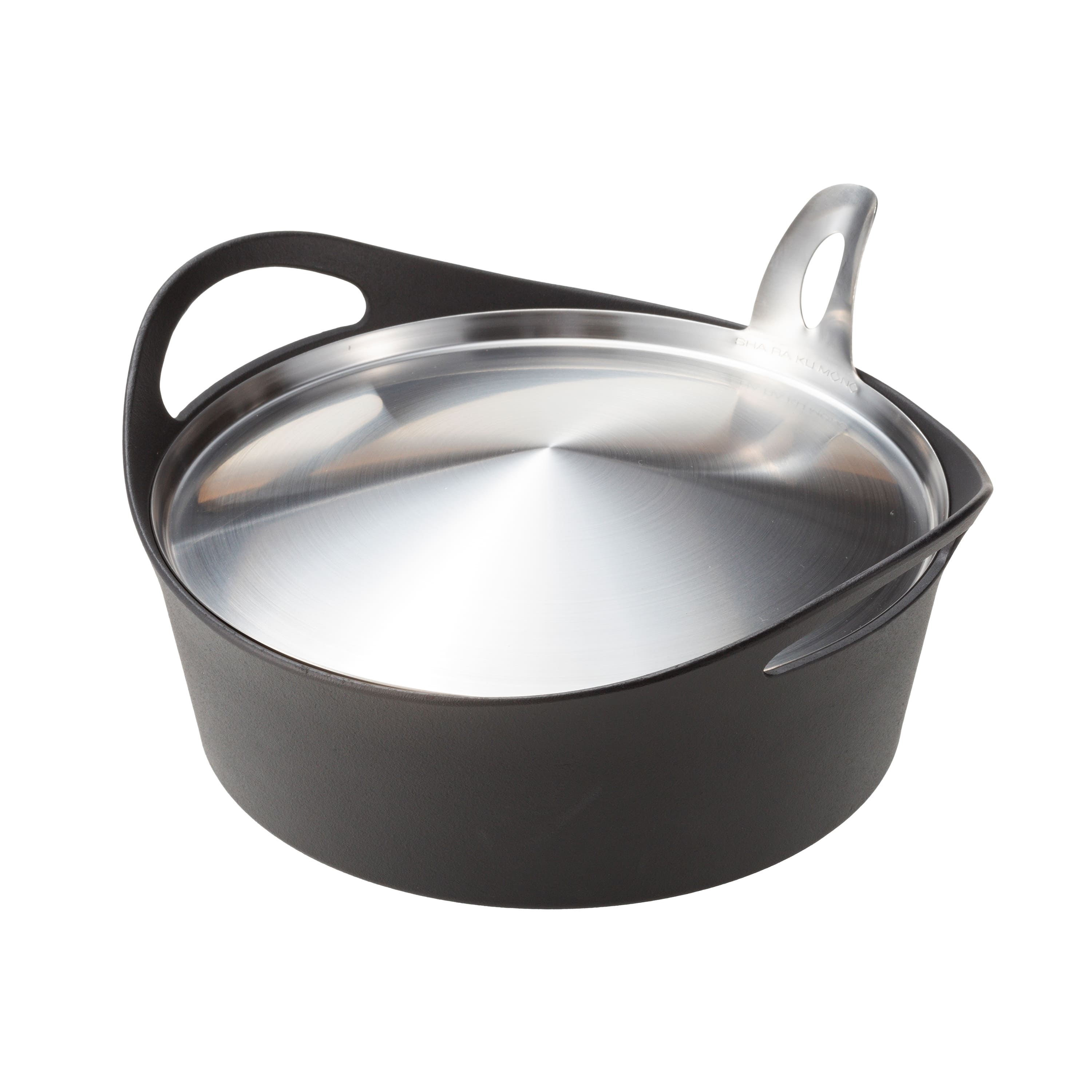 SHA RA KU MONO キャセロール 26cm| 南部鉄器の老舗 及源鋳造 OIGEN