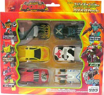 スパイチェンジャーDX6体セット タカラ トランスフォーマーカーロボット