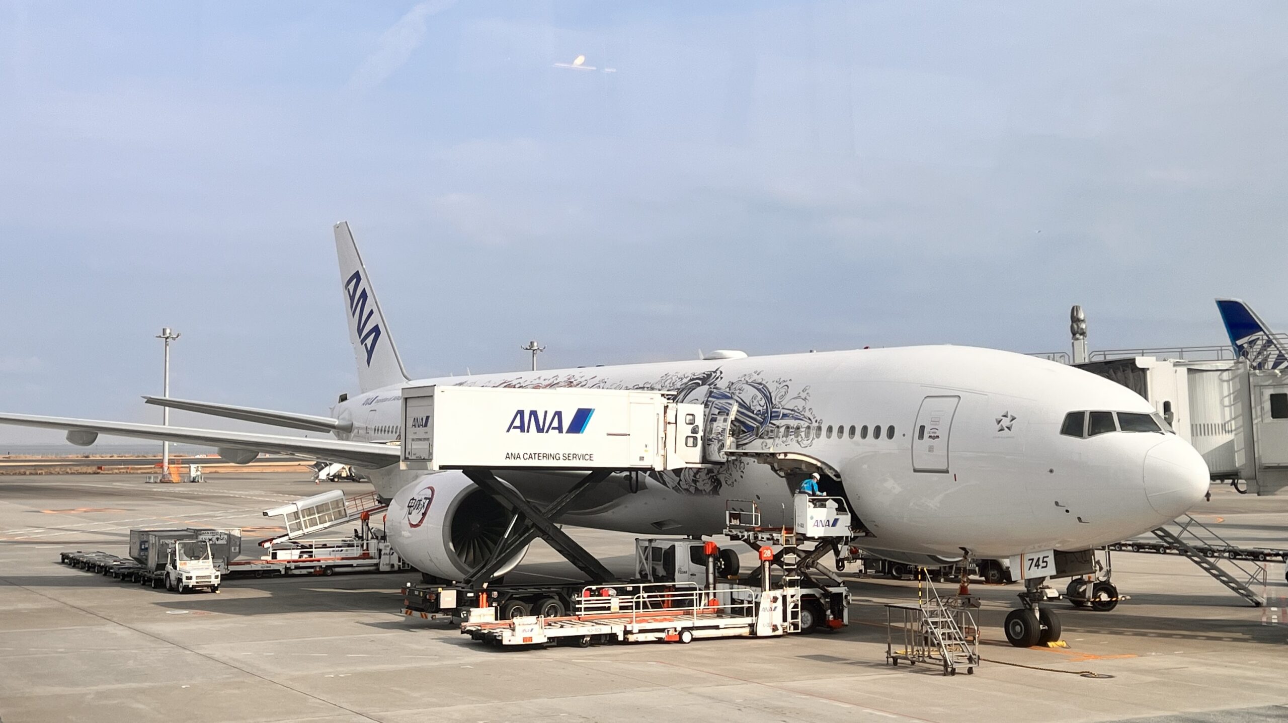 ANAの「鬼滅の刃ジェット3号機」ボーイング777-200ER型機（B772）搭乗