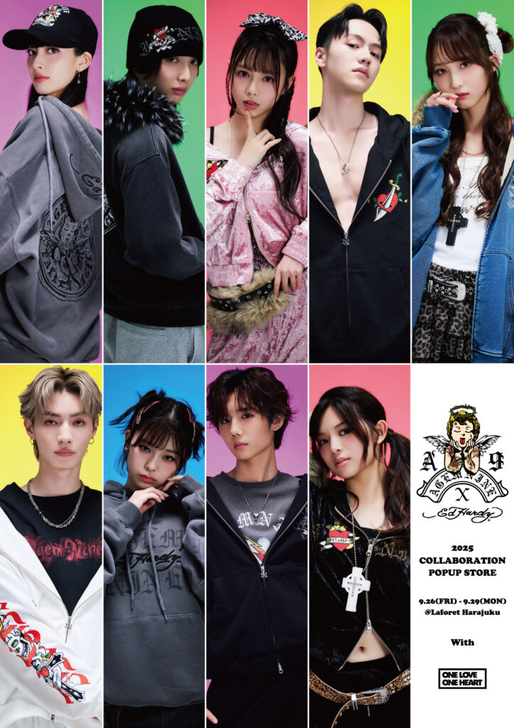 Ed Hardy × A'GEM/9 POPUP STORE -MODELS: ONE LOVE ONE HEART- | ONE