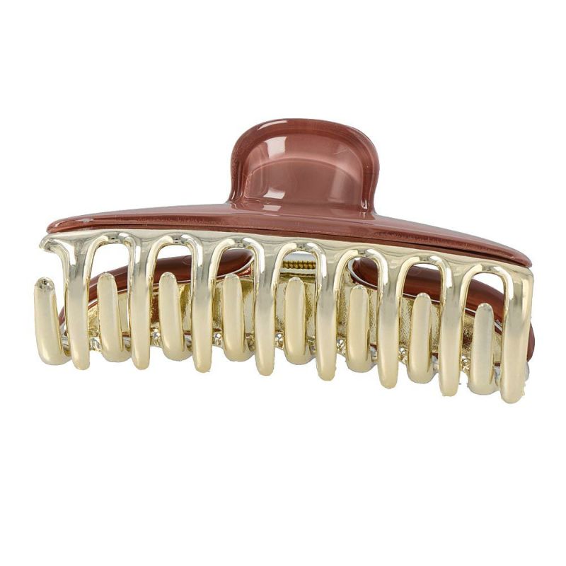 ヘアクリップ くすみカラー ゴールド バンスクリップ – OSEWAYA