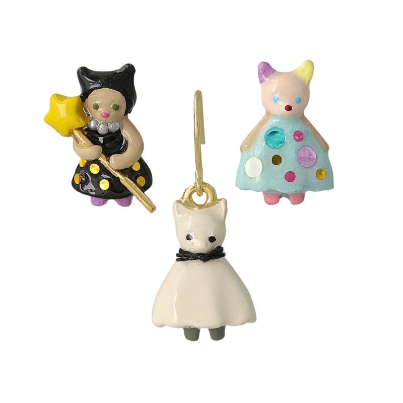 Ayatorie/アヤトリエ】ネコのハロウィンピアス – OSEWAYAオンラインストア