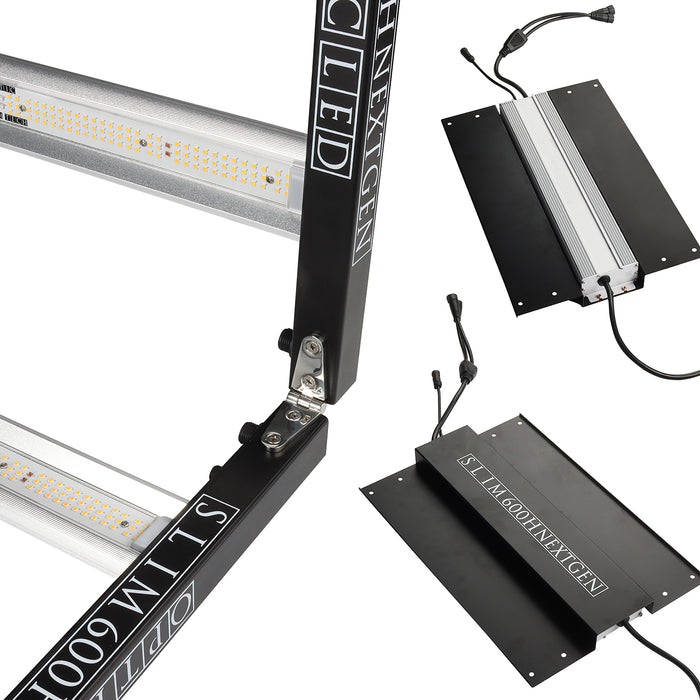 sold out) Slim 600H NextGen Dimmable LED Grow Light 630w - (UV/ir