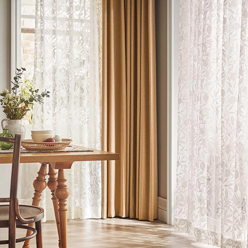 ウィリアム・モリス柄のレースカーテン:4万円レース ::: オーダー