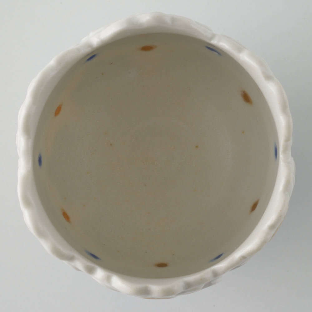 作家 森本静花 貼花文 蛍手輪花酒器 ¥13,200 大人の焼き物