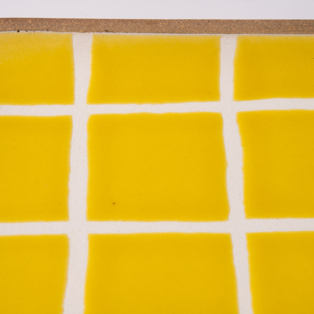 やちむん 一翠窯 長方皿(小) タイル 黄 ¥2,860 大人の焼き物