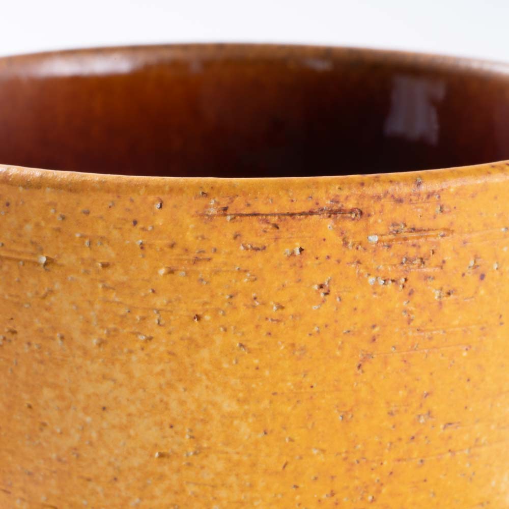 信楽焼 ヤマ庄陶器 Deepbreath マグカップ キャラメル ¥1,870 大人の焼き物