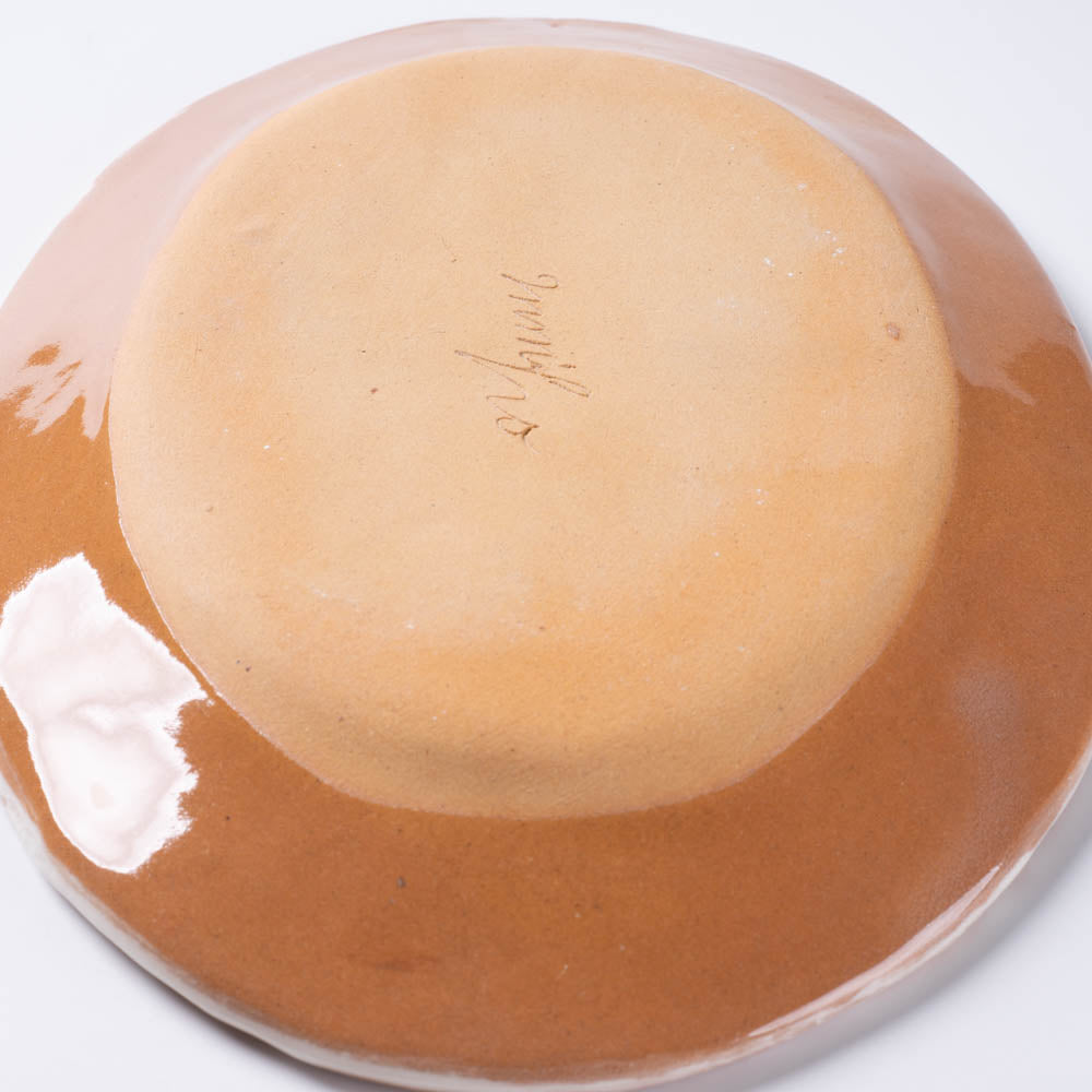 作家 森田みほ 楕円皿 ピンク ¥4,400 大人の焼き物