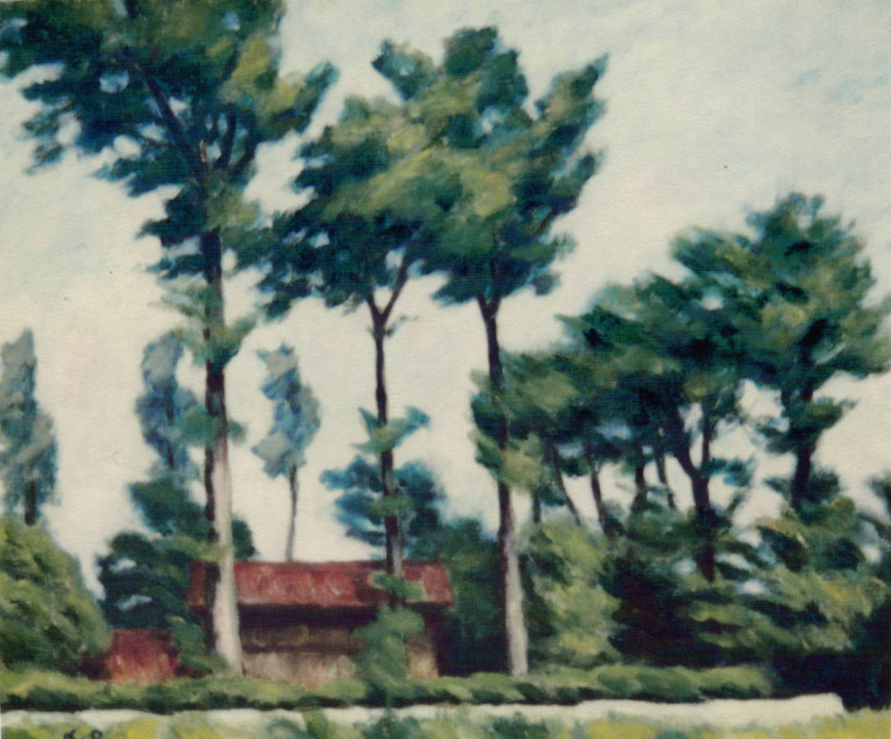 絵画作品紹介（武蔵野風景） ／ 絵画・木工芸 大田幸作