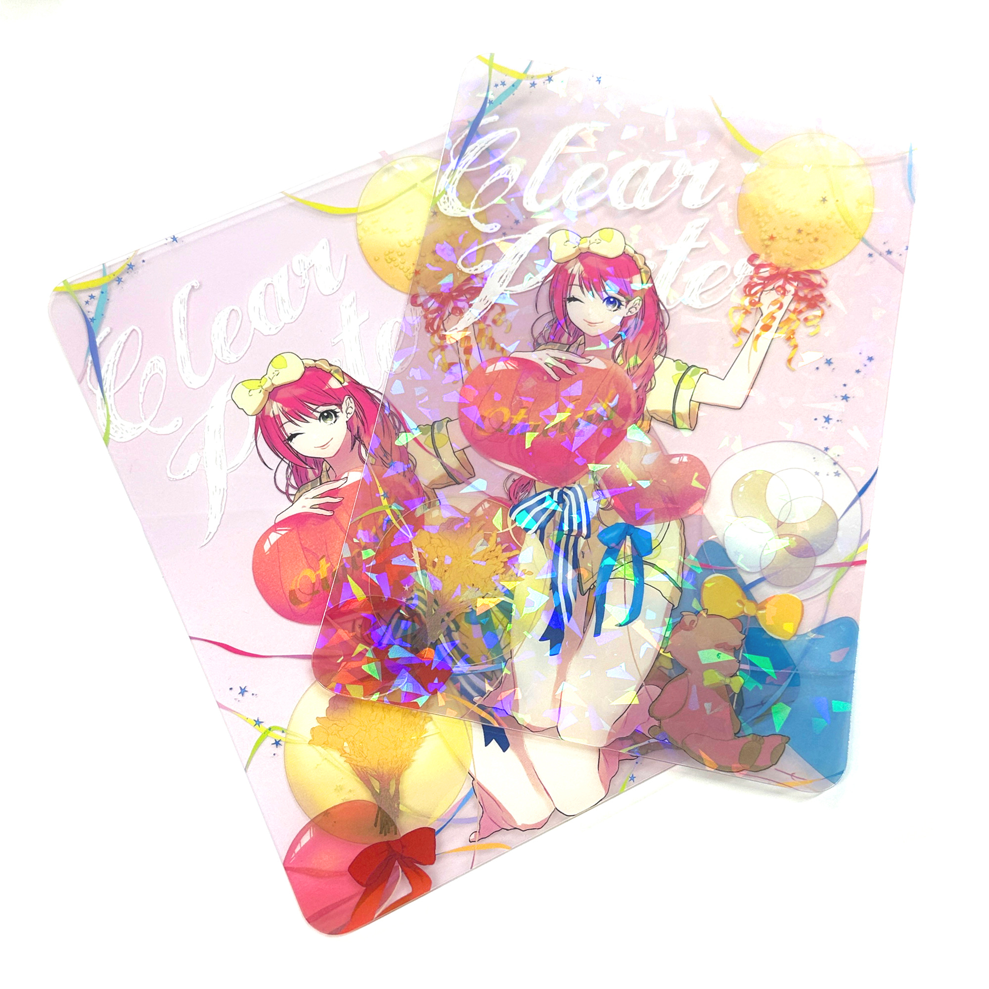 クリア商品 - クリア下敷き 制作発送価格表 | 同人誌印刷所おたクラブ