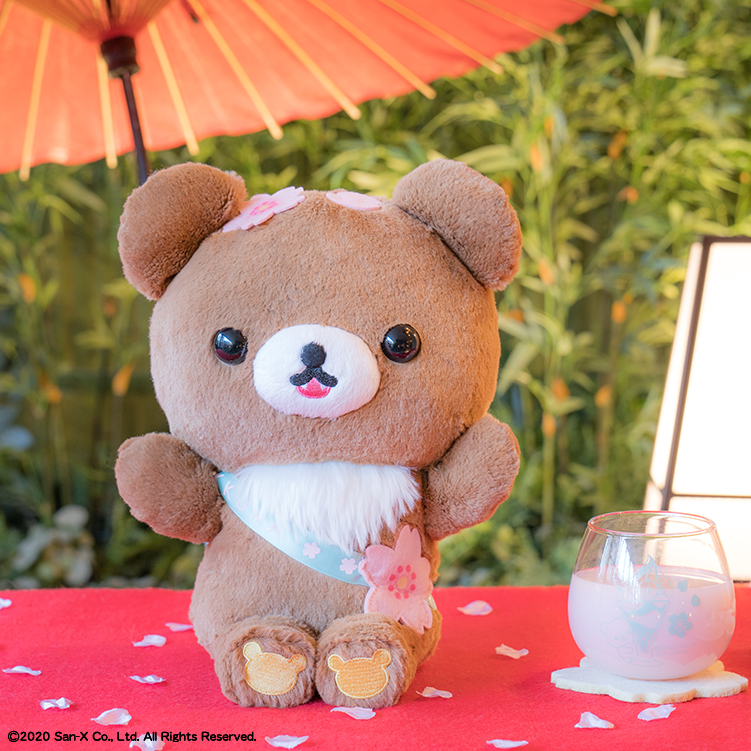 桜にはしゃぐチャイロイコグマとお花見したい！『一番くじ リラックマ