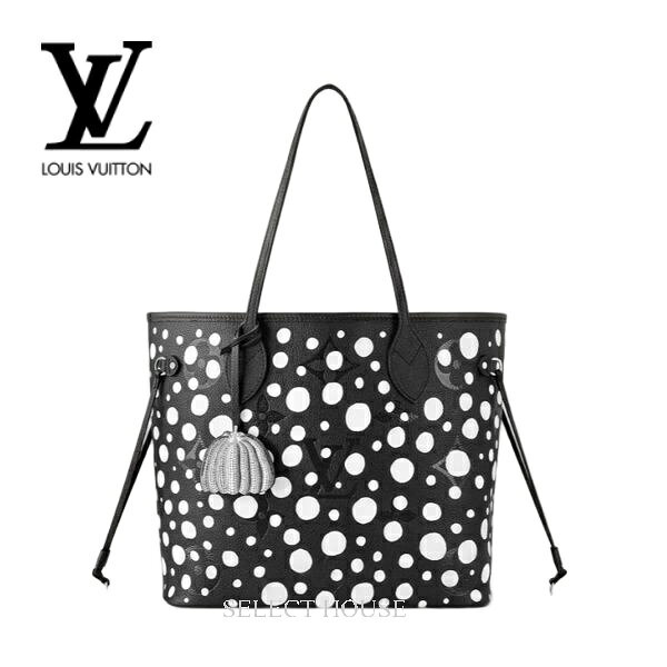 LV×YK ネヴァーフル MM」M46468「ヴィトン×草間彌生」PUMPKIN