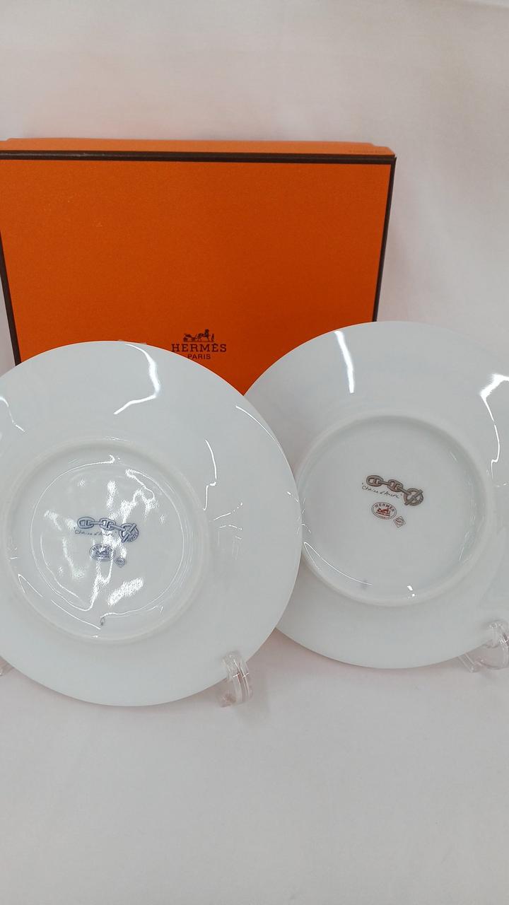 HERMES エルメス|シェーヌダンクル プレート ペア|【ハードオフ公式