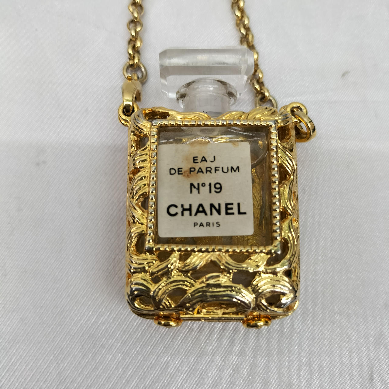シャネル(CHANEL)|NO19香水ボトルネックレス ヴィンテージ|【ハード