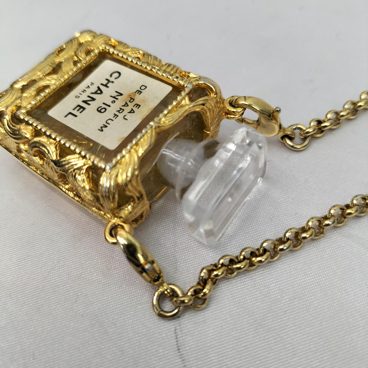シャネル(CHANEL)|NO19香水ボトルネックレス ヴィンテージ|【ハード