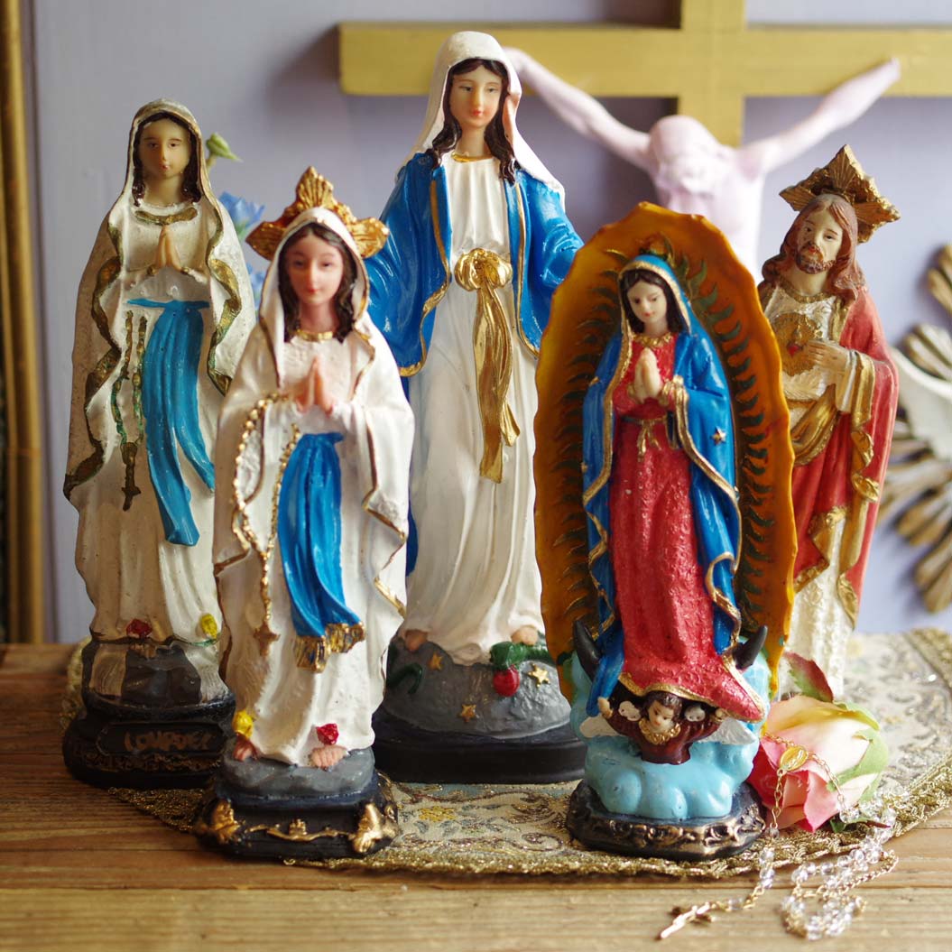 カトリック☆ルルドの聖母様像【H20cm】