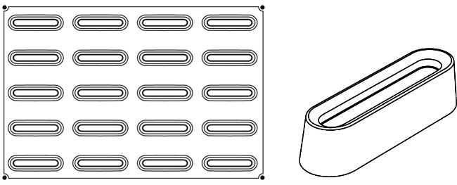 Pavoni Italia | Professional | PX036 Round Pavoflex silicone mould