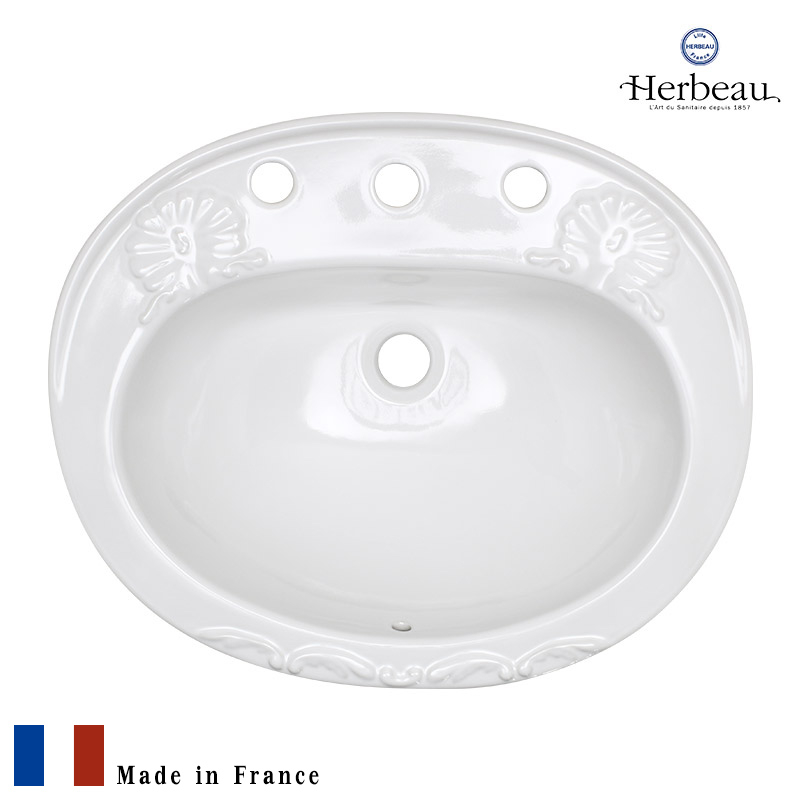 カウンター埋め込み型 洗面ボウル シャルロット Charlotte フランス製