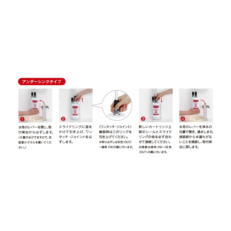 UZC2000 Cleansui｜クリンスイ｜ビルトインタイプ浄水器｜アンダー